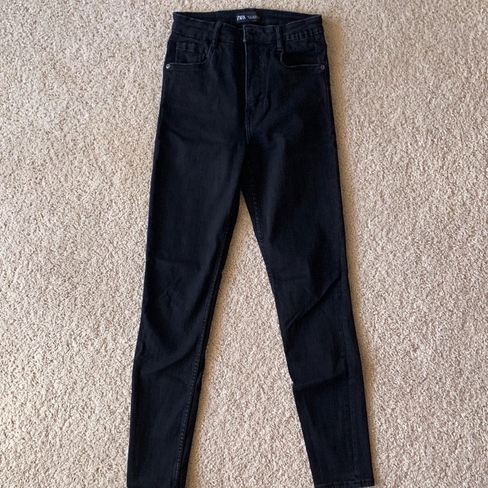 Zara black skinny jeans